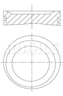 Поршень двигуна MAHLE / KNECHT 0117501