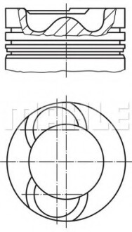 Поршень MAHLE / KNECHT 0281900