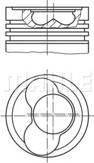 Поршень MAHLE / KNECHT 0306501