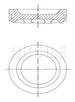 Поршень двигуна MAHLE / KNECHT 031 88 02