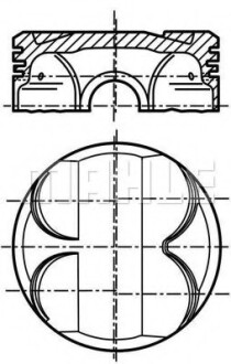 Поршень двигуна MAHLE / KNECHT 081PI00101000