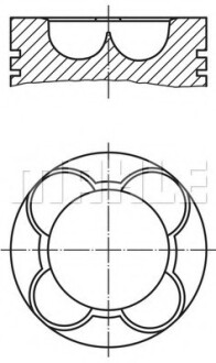 Поршень двигуна MAHLE / KNECHT 081PI00102000