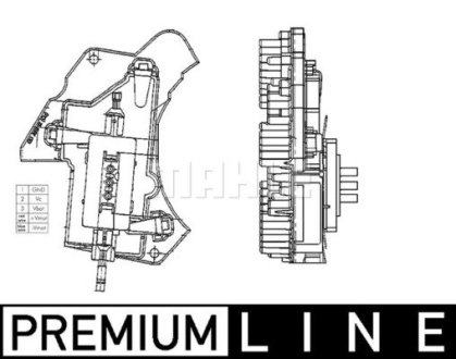 Блок управління обігрівачем Mercedes W202, W210 MAHLE / KNECHT ABR24000P (фото 1)