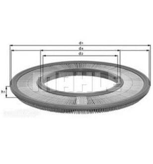 Фільтр повітряний MAHLE / KNECHT LX91