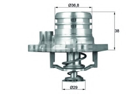 Термостат системи охолодження MAHLE / KNECHT TI1392