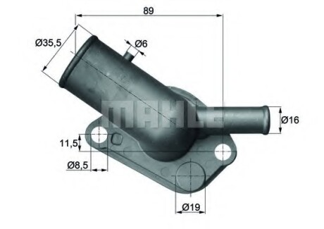 Термостат MAHLE / KNECHT TI6487D