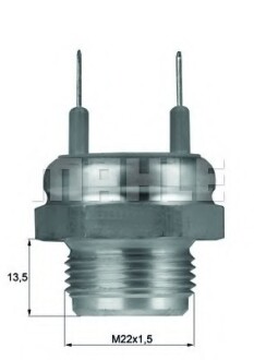 Термовимикач вентилятора радіатора MAHLE / KNECHT TSW10D