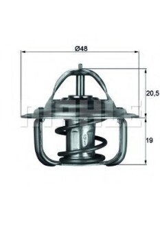 Термостат системи охолодження MAHLE / KNECHT TX183D