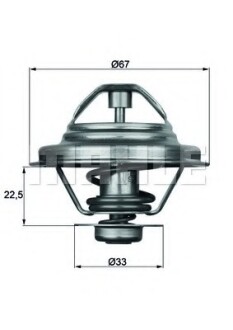 Термостат системи охолодження MAHLE / KNECHT TX2480D