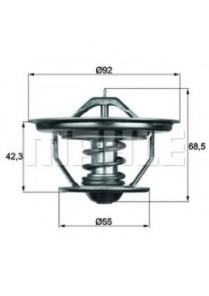 Термостат системи охолодження MAHLE / KNECHT TX3571