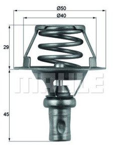 Термостат системи охолодження MAHLE / KNECHT TX6691D (фото 1)