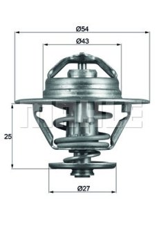 Термостат системи охолодження MAHLE / KNECHT TX 93 79D