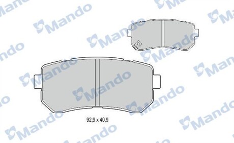 Гальмівні колодки до дисків MANDO MBF015219