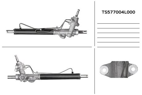 Рульова рейка MANDO TS577004L000