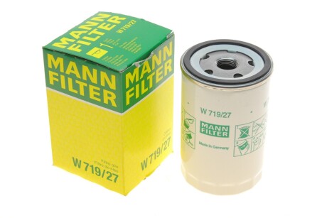 Фільтр масляний -FILTER MANN W 719/27 (фото 1)