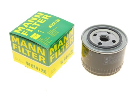 Фільтр масляний -FILTER MANN W 914/26