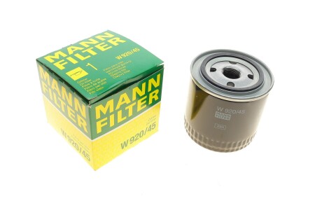 Фільтр масляний -FILTER MANN W 920/45