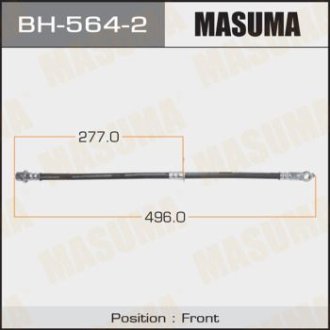 Шланг тормозной (BH-564-2) MASUMA BH5642