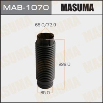 Пильовик амортизатора заднього (пластик) Subaru Forester (01-07), Impreza (02-07) (MAB-1070) MASUMA MAB1070 (фото 1)