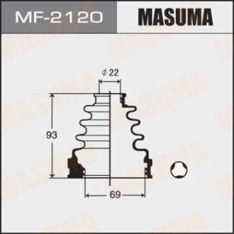 Пильовик ШРКШ внутрішнього Toyota Corolla (00-06), RAV 4 (00-05) (MF-2120) MASUMA MF2120