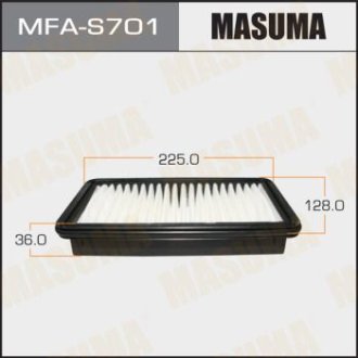 Фільтр повітряний SUZUKI/ SX4/ YA11SYB11SYC11S 06- (MFA-S701) MASUMA MFAS701