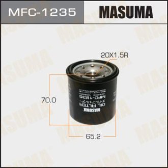 Фільтр масляний Nissan Juke (10-), Murano (04-14), Pathfinder (14-), Qashqai (06-), X-Trail (01-) (MFC-1235) MASUMA MFC1235