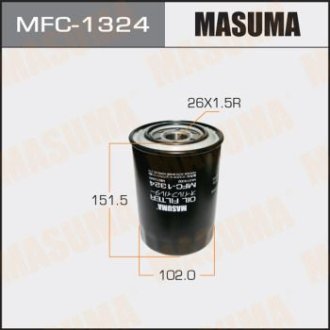 Фільтр масляний Mitsubishi Pajero (00-) D 3.2 (MFC-1324) MASUMA MFC1324