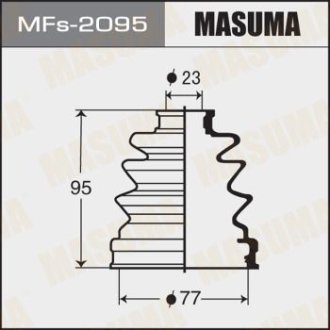 Пильовик ШРКШ зовнішній (силікон) Mazda 3 (03-08) (MFs-2095) MASUMA MFS2095