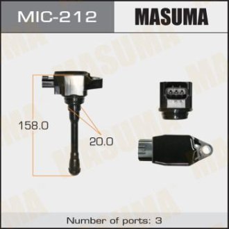 Котушка запалювання (MIC-212) MASUMA MIC212