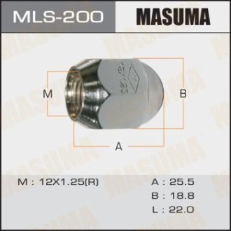 Гайка колеса (MLS-200) MASUMA MLS200