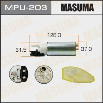 Бензонасос електричний (+ сіточка) Nissan (MPU-203) MASUMA MPU203