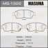 Колодки тормозные передн Toyota Camry (-00), RAV 4 (-00) (MS-1322) MASUMA MS1322 (фото 1)