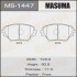 Колодки тормозные передн Toyota RAV 4 (00-05) (MS-1447) MASUMA MS1447 (фото 1)