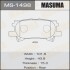 Колодки тормозные передн Lexus RX 350 (06-08)/ Toyota Highlander (03-07) (MS-1498) MASUMA MS1498 (фото 1)