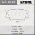 Колодки тормозные задн Toyota Camry (06-), RAV 4 (05-) (MS-1522) MASUMA MS1522 (фото 1)