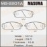 Колодки тормозные передн Nissan Juke (10-), Primera (01-05), Teana (03-14), Tida (07-)/ Suzuki SX 4 (06-14) (MS-2201) MASUMA MS2201 (фото 1)