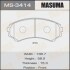 Колодки тормозные передн Mitsubishi Pajero (00-) (MS-3414) MASUMA MS3414 (фото 1)