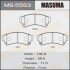 Колодки тормозные передн Mazda 6 (07-12) (MS-5563) MASUMA MS5563 (фото 1)