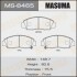 Колодки тормозные передн Honda Accord (02-05), Civic (06-11), FR-V (05-09) (MS-8465) MASUMA MS8465 (фото 1)