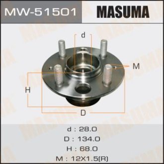 Маточина колеса (MW-51501) MASUMA MW51501