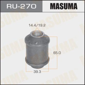 Сайлентблок передній нижній Mitsubishi Pajero /V24,26,44,46/,Chalenger/K94W,K96W/ MASUMA RU270