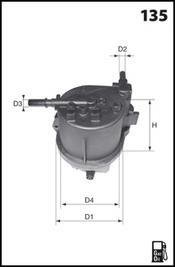 Деталь MECAFILTER ELG5376