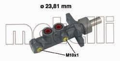 Цилиндр гл. тормозной 97-00, (2 выходы) Metelli 050486