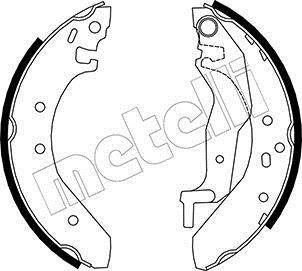 Гальмівні колодки (набір) Metelli 530006 (фото 1)