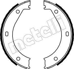 Гальмівні колодки ручного гальма Metelli 530013