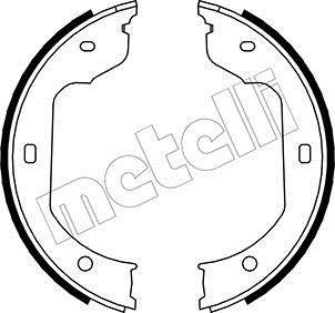 Гальмівні колодки ручного гальма Metelli 530019