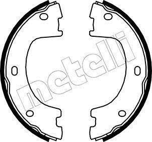 Гальмівні колодки ручного гальма Metelli 530249