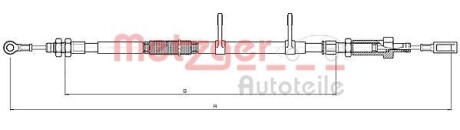 Трос ручного гальма METZGER 104740