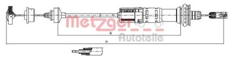 Трос зчеплення METZGER 113048