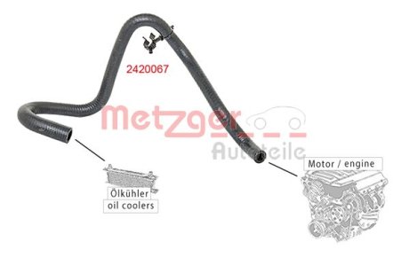 Шланг гумовий METZGER 2420067